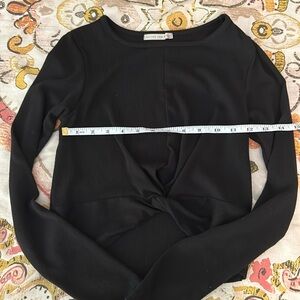 Knotted workout coverup